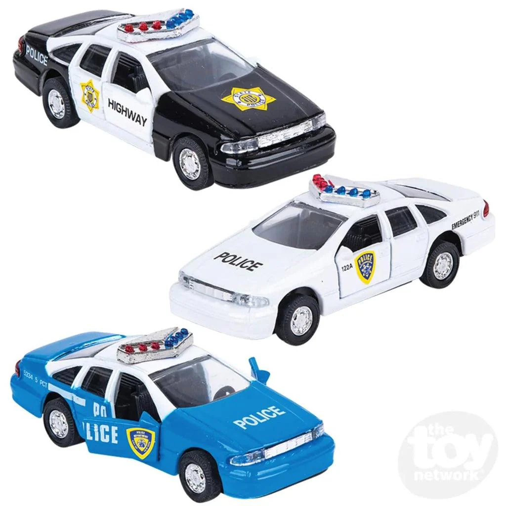 Pull Back Police Car Assorted