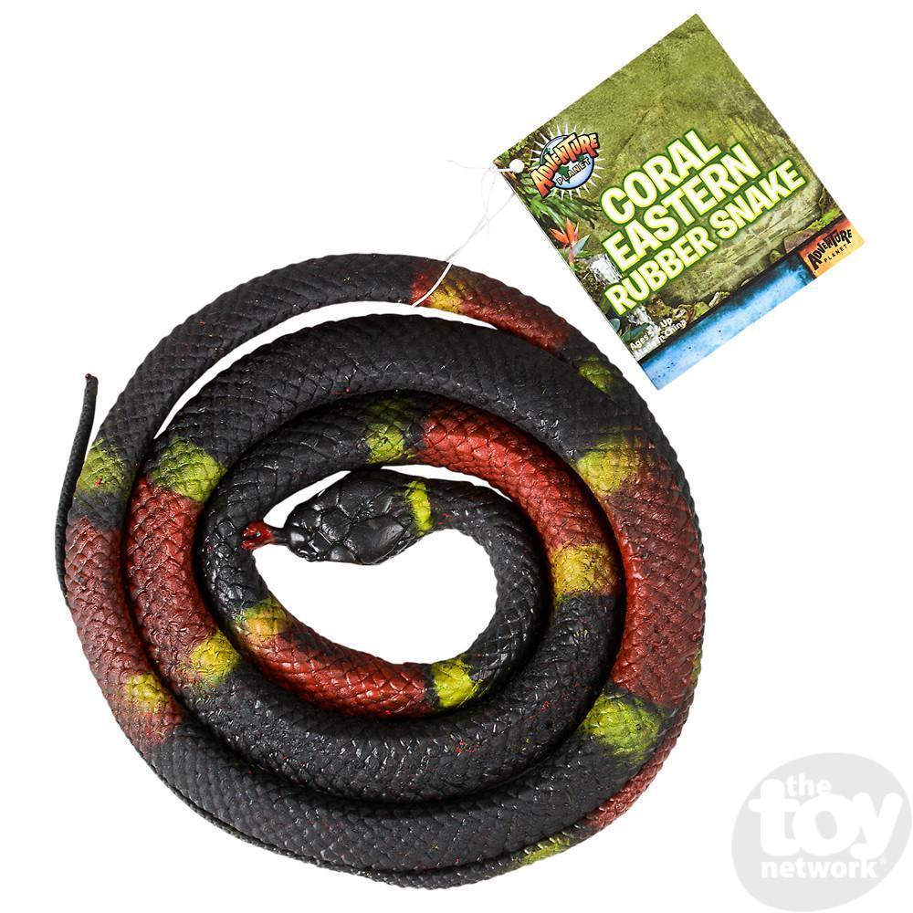 48" Rubber Eastern Coral Snake