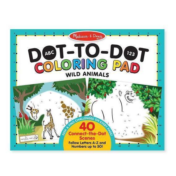 Wild Animal ABC 123 Dot-to-Dot