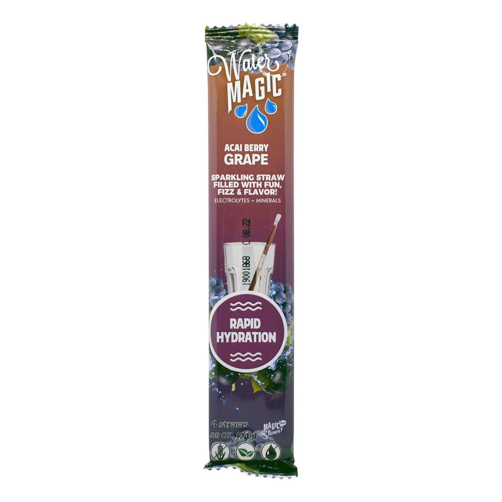 Berry Grape Water Straws