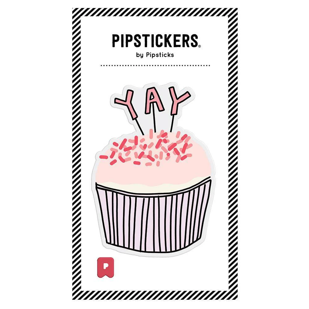 Big Puffy Cupcake Sticker