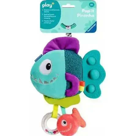 Blue Pop-It Piranha