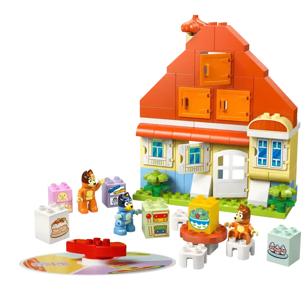 Bluey's Family House with Memory Game