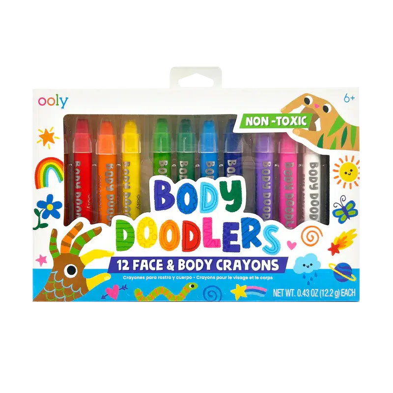 Body Doodlers Face & Body Crayons