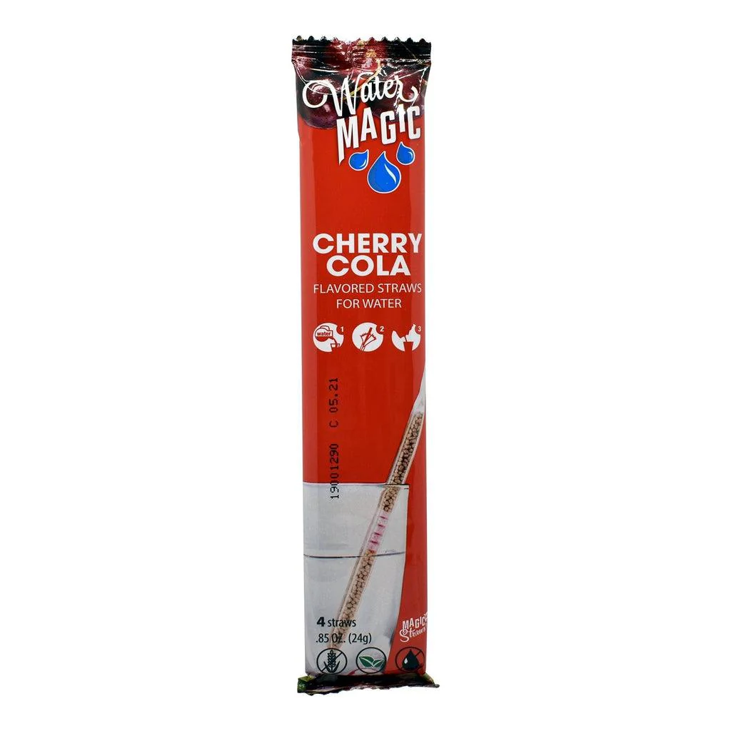 Cherry Cola Water Straws