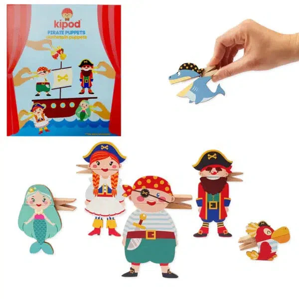 Clothespin Puppets Pirates