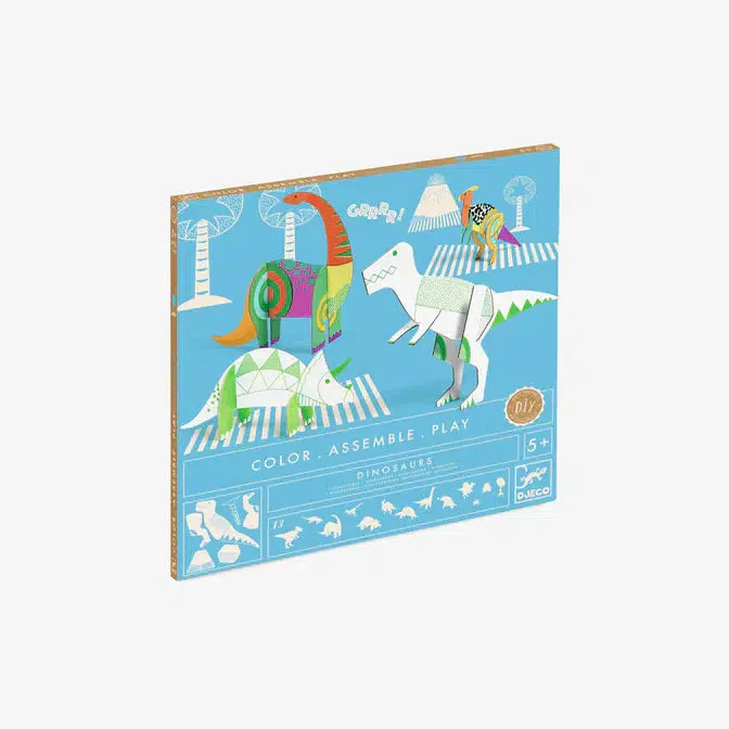 Color, Assemble, Play - Dinosaurs