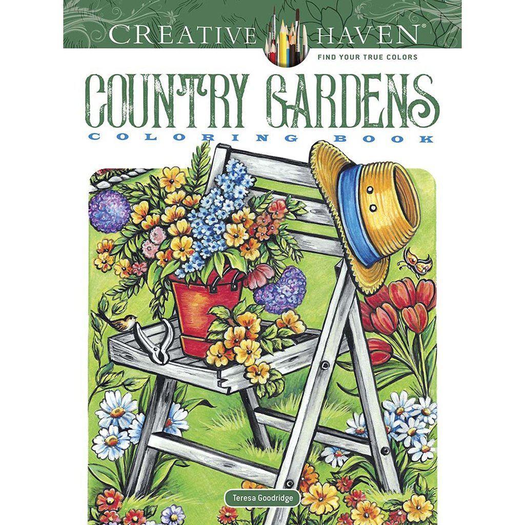 Country Gardens Coloring Book
