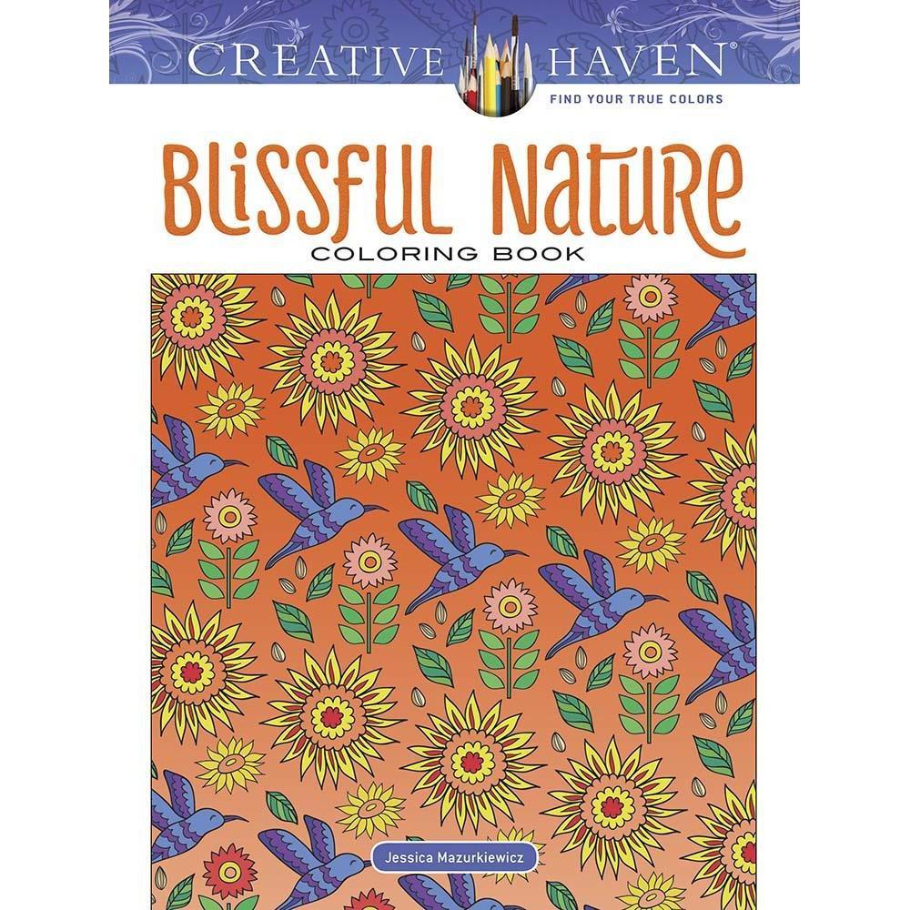 Creative Haven Blissful Nature Coloring Book