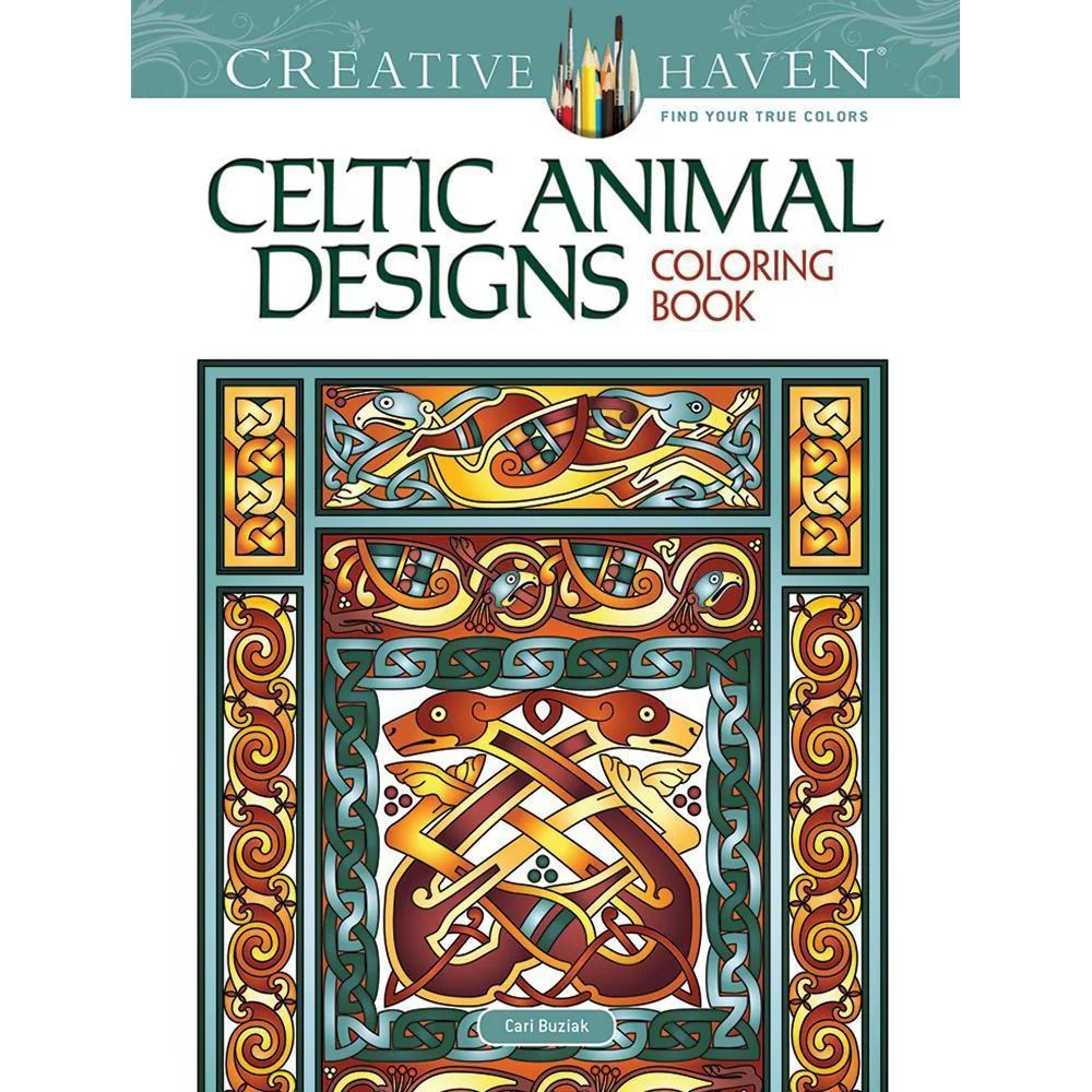 Creative Haven Celtic Animal Designs Coloring Book