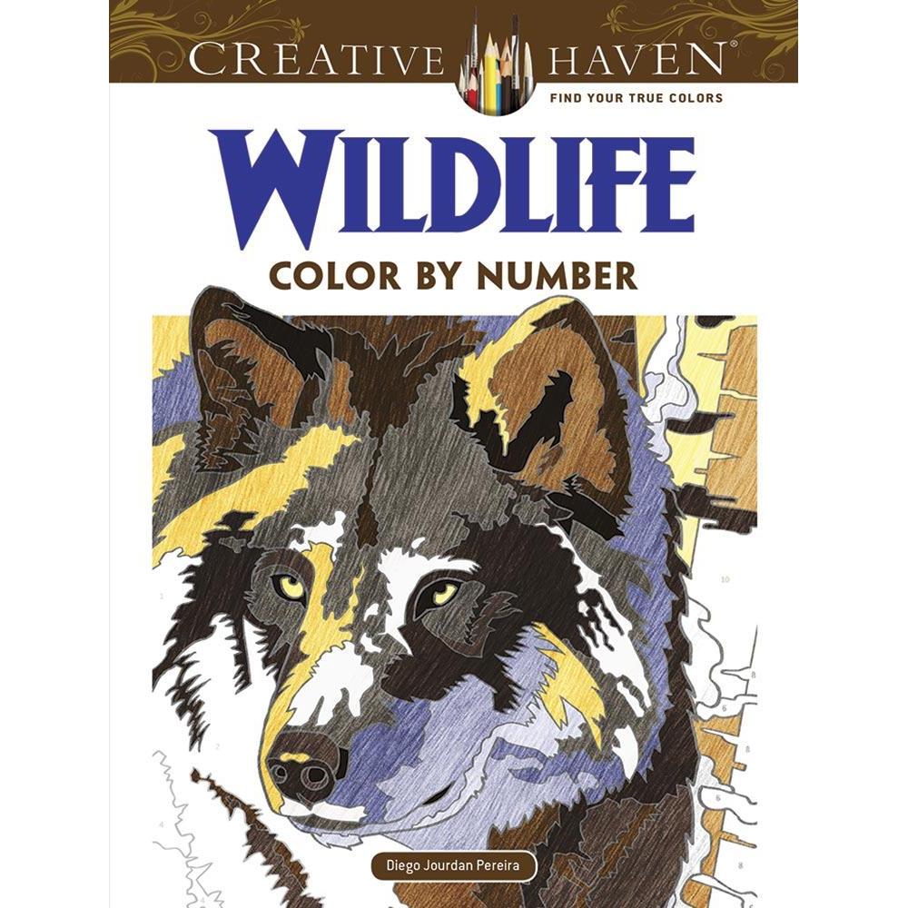 Creative Haven Wildlife Color by Number Coloring Book