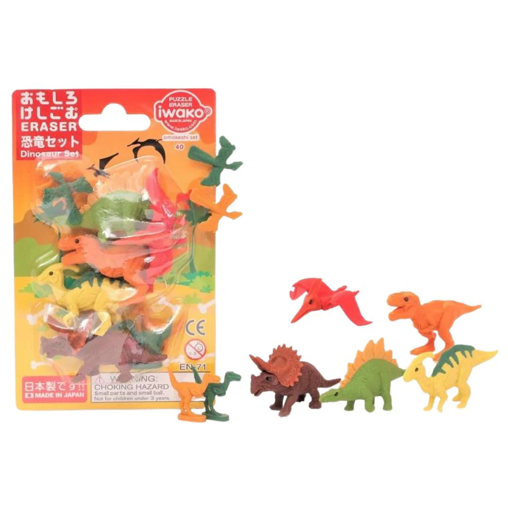 Dinosaur Erasers Gachpon