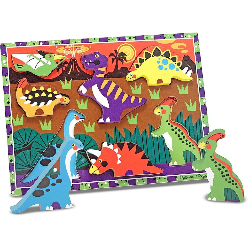 Dinosaurs Wooden Chunky Puzzle 7pc