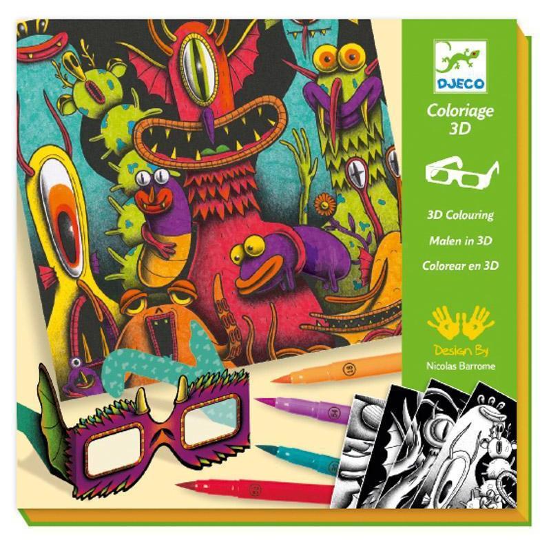 Funny Freaks 3D Coloring
