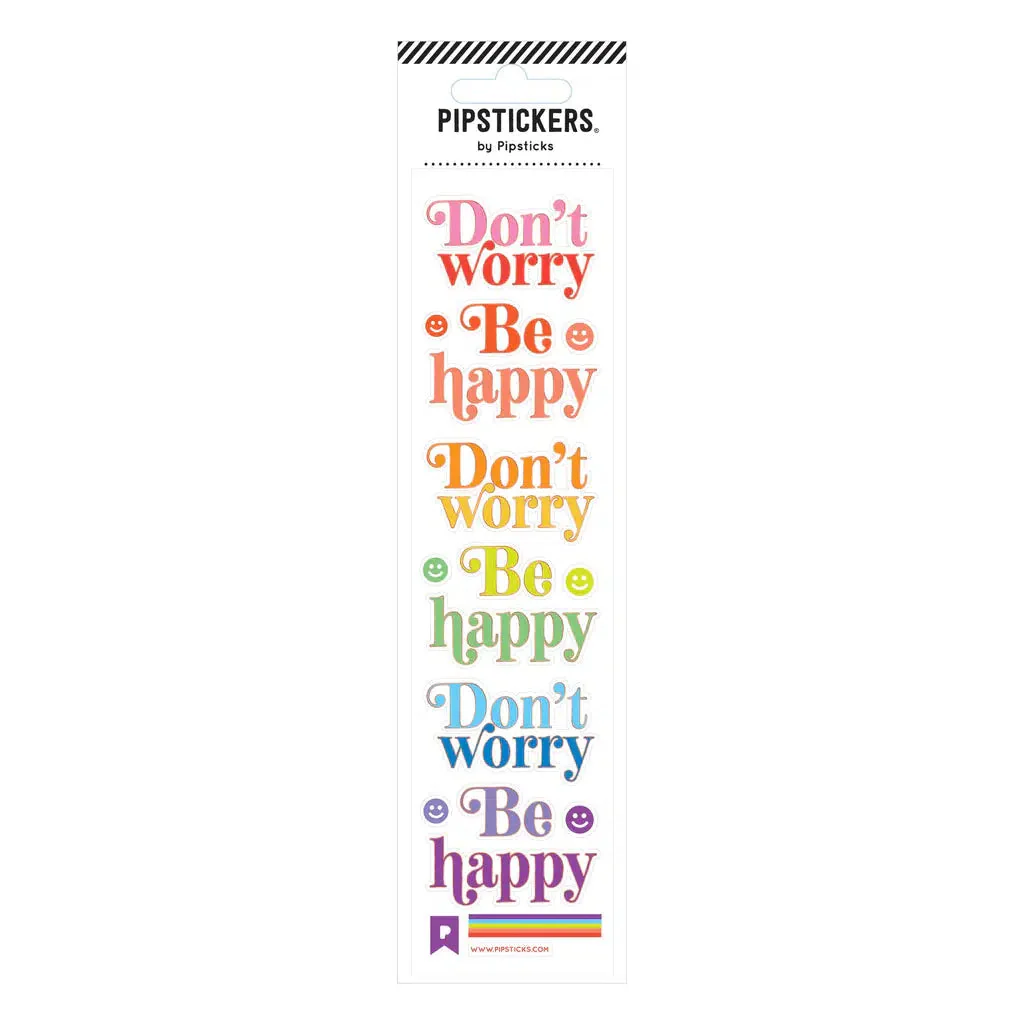 Don't Worry Be Happy Stickers