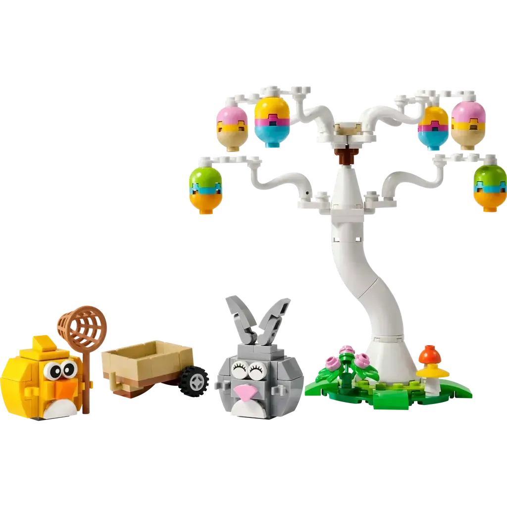 Easter Bunny and Chick Egg Hunt