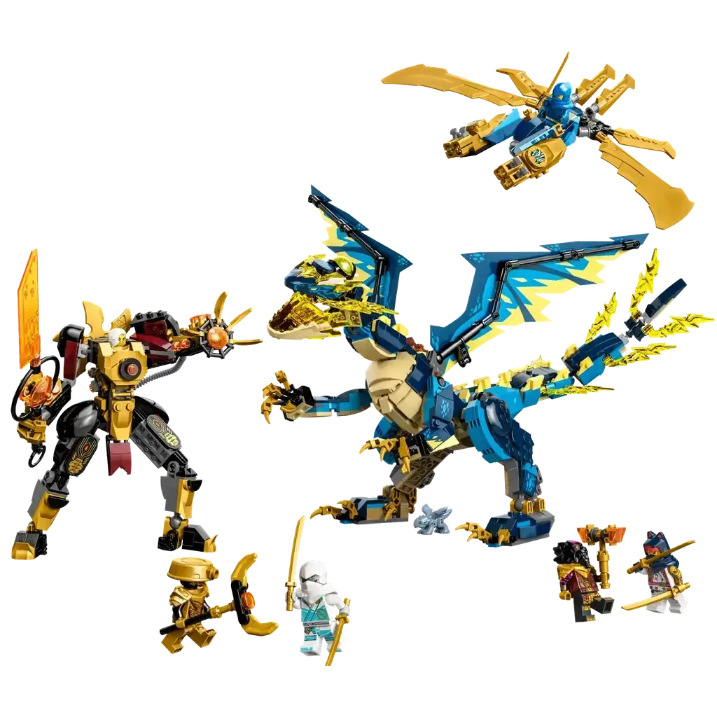 Elemental Dragon vs. The Empress Mech
