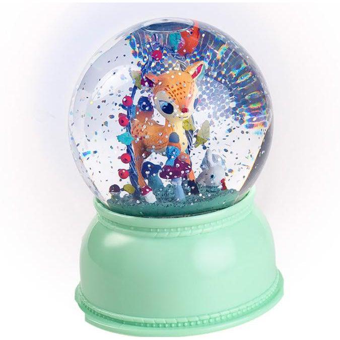 Fawn Snow Globe Night Light