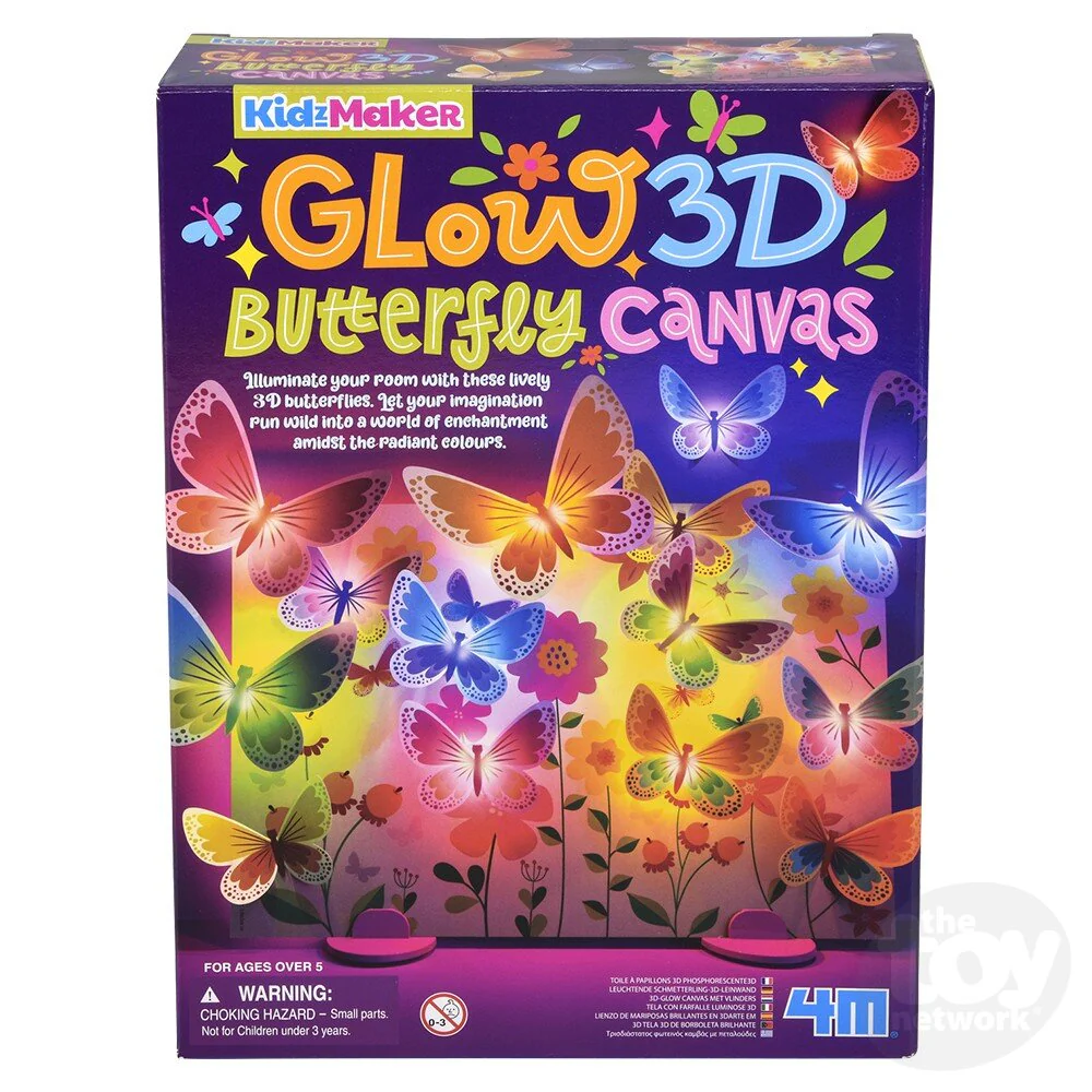 Glow 3D Butterfly Canvas Kit