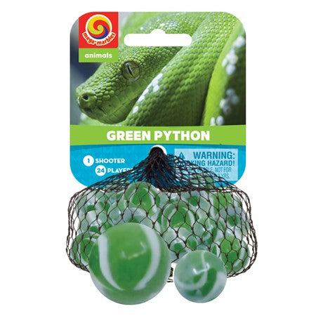 Green Python Marbles