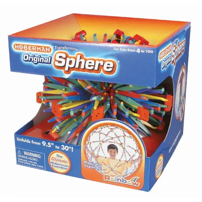 Hoberman Sphere-Rainbow