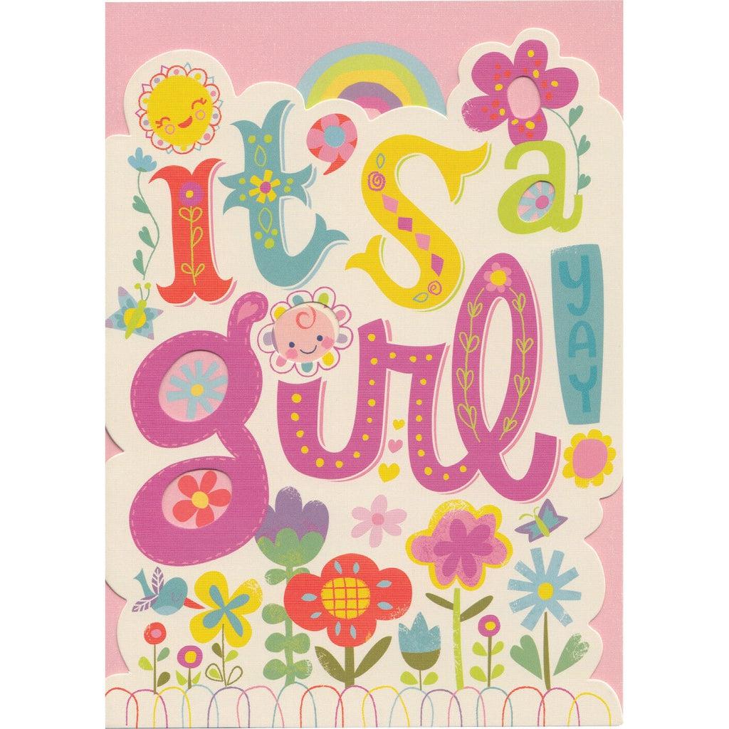 It's a Girl - Greeting Card