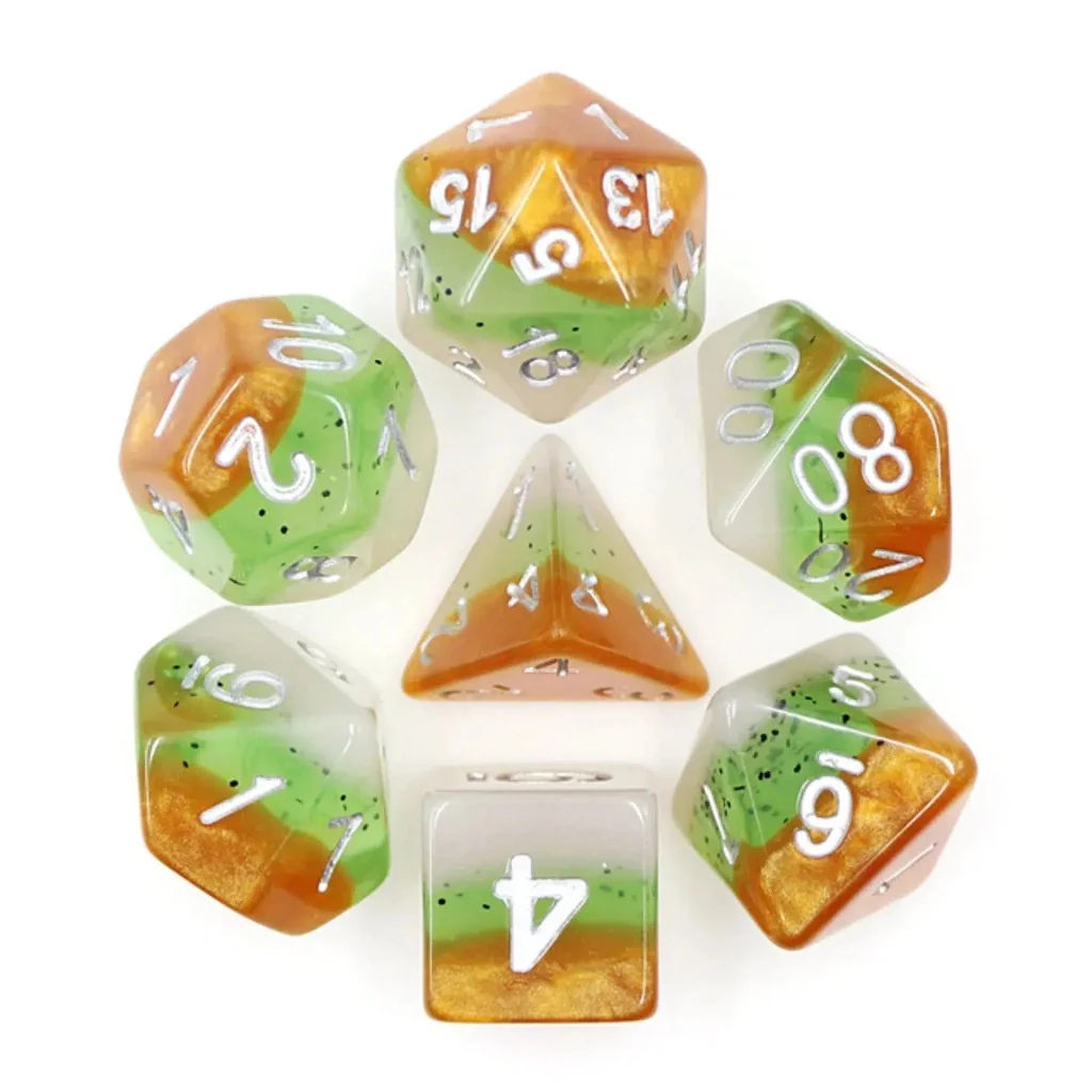 Kiwi Fruit RPG Dice