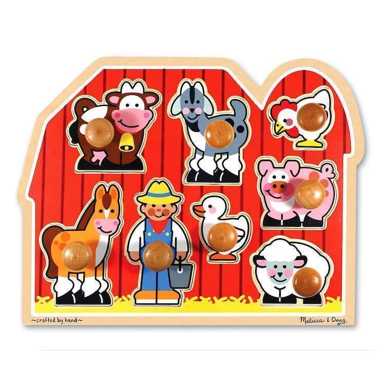Large Farm Jumbo Knob Puzzle - 8 pieces