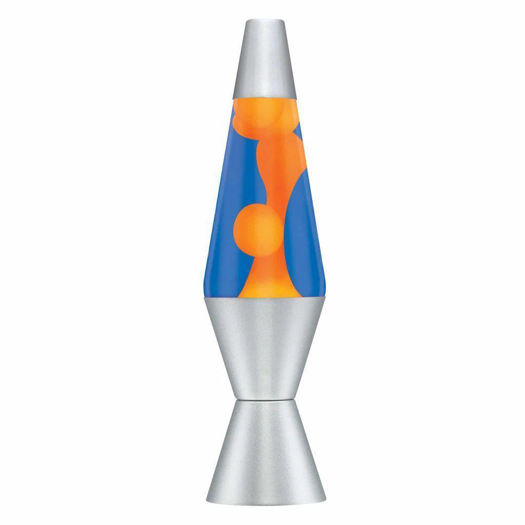 Orange/Blue Lava Lamp 14.5"