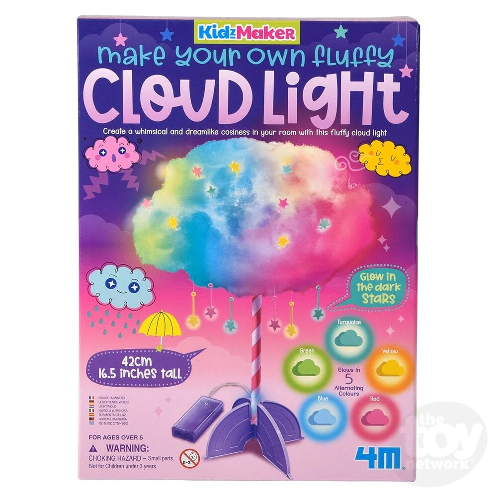 Make Your Own Fluffy Cloud Light Kidzmaker