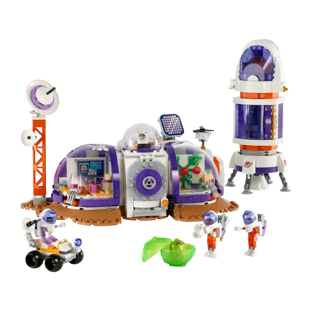 Mars Space Base and Rocket