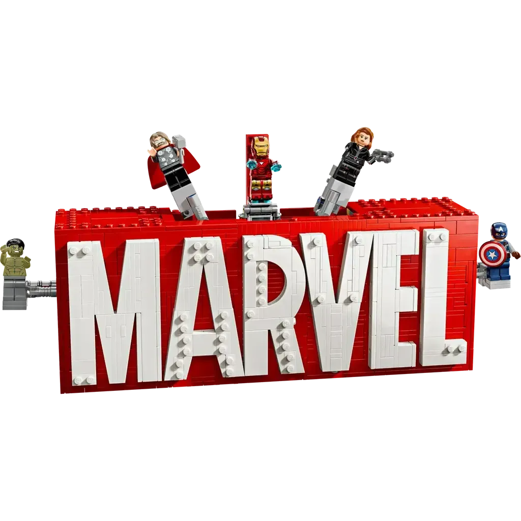MARVEL Logo & Minifigures