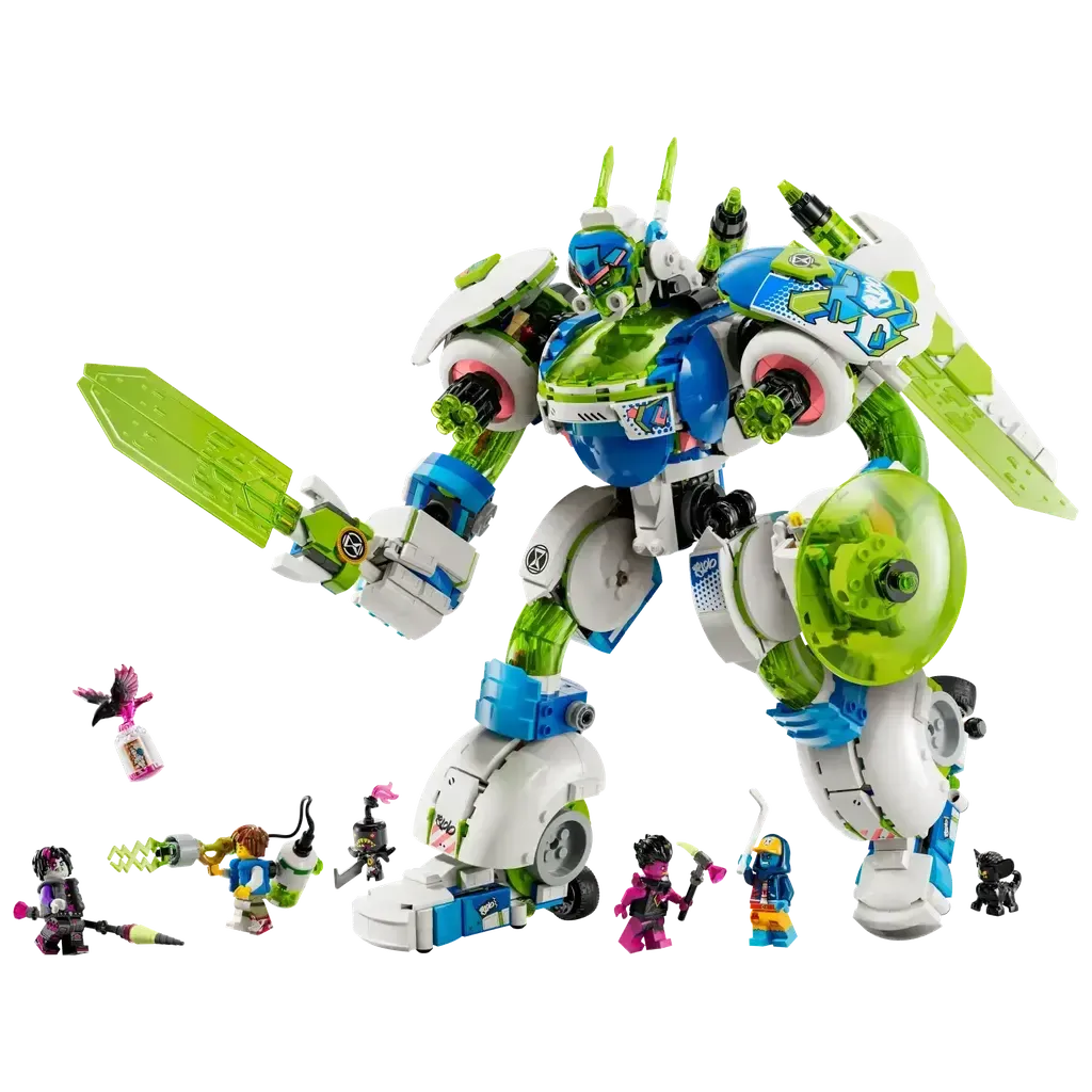 Mateo and Z-Blob the Knight Battle Mech
