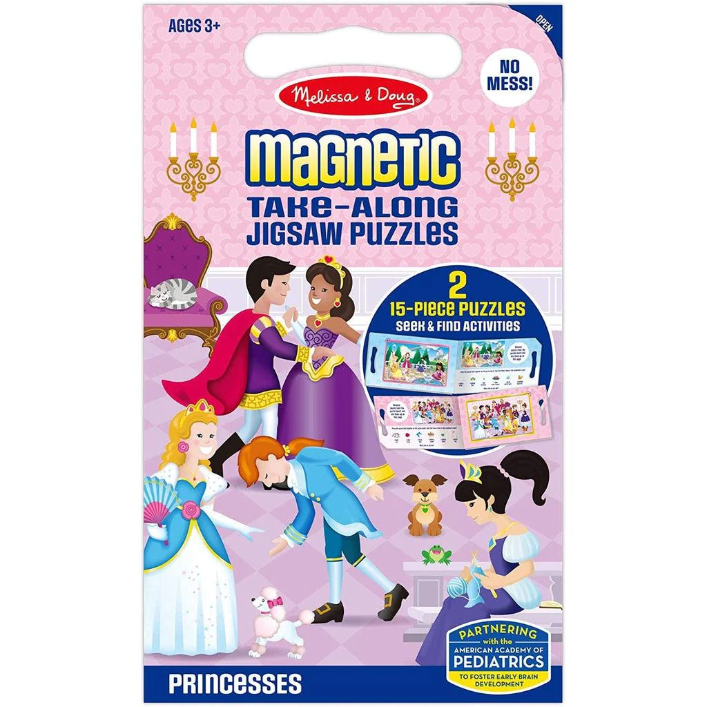 Princesses Magnetic Take Along Puzzles