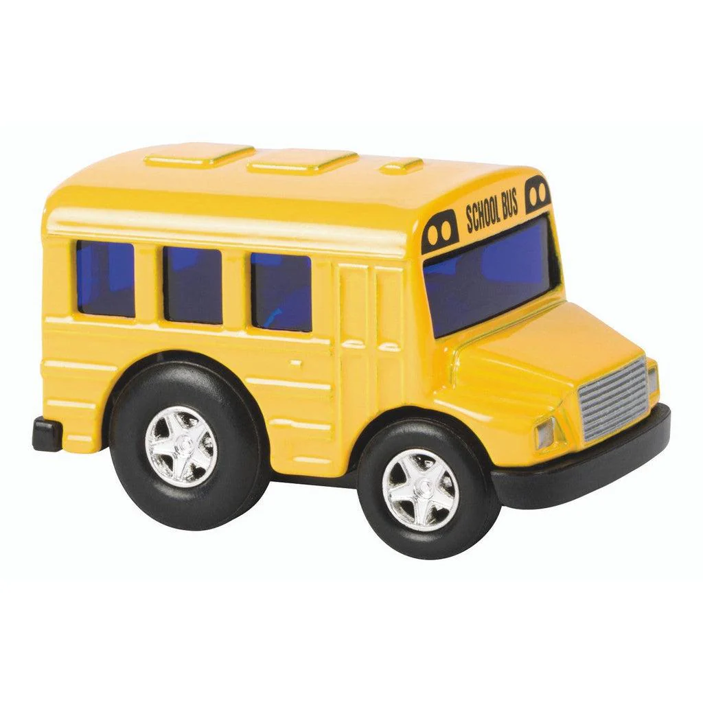 Pull Back Mini School Bus