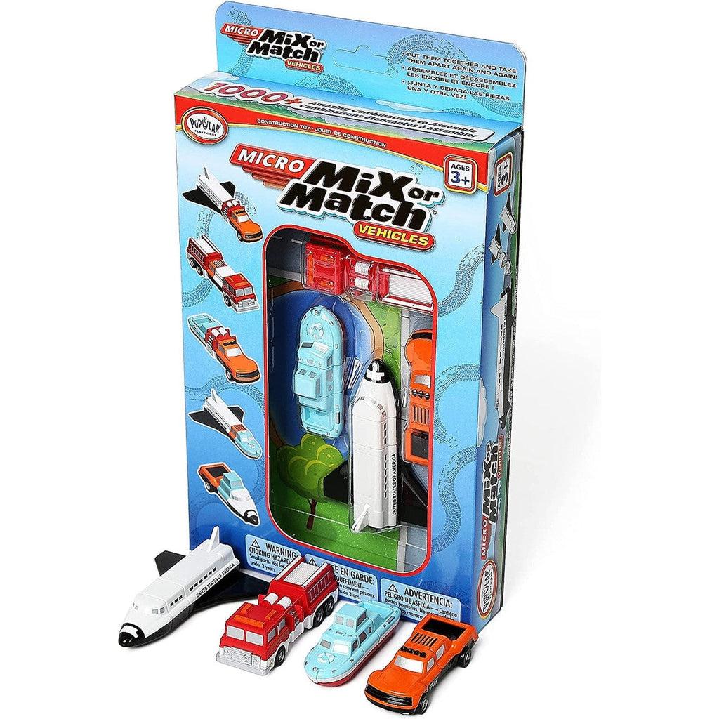 Micro Mix or Match Vehicles Blue Set