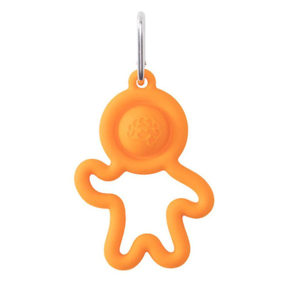 Orange Lil' Dimpl Keychain