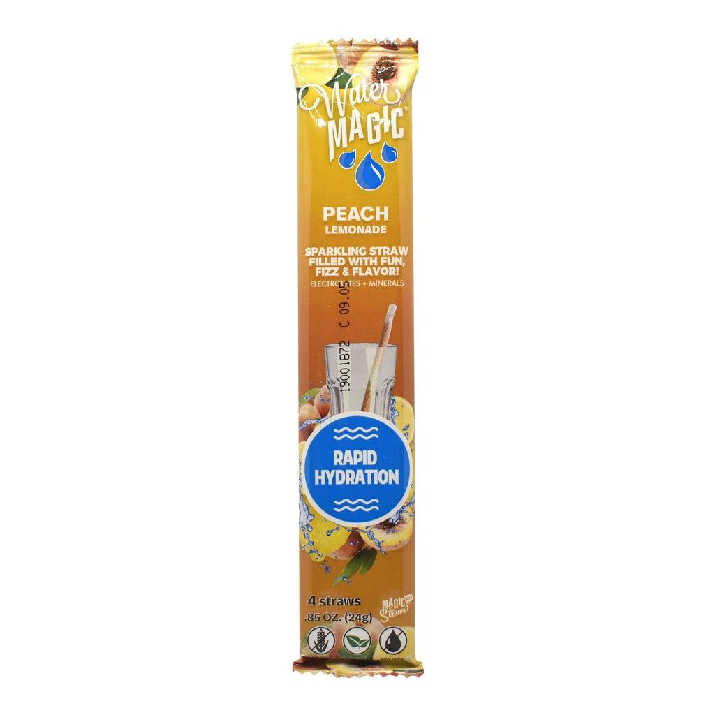 Peach Lemonade Water Straws
