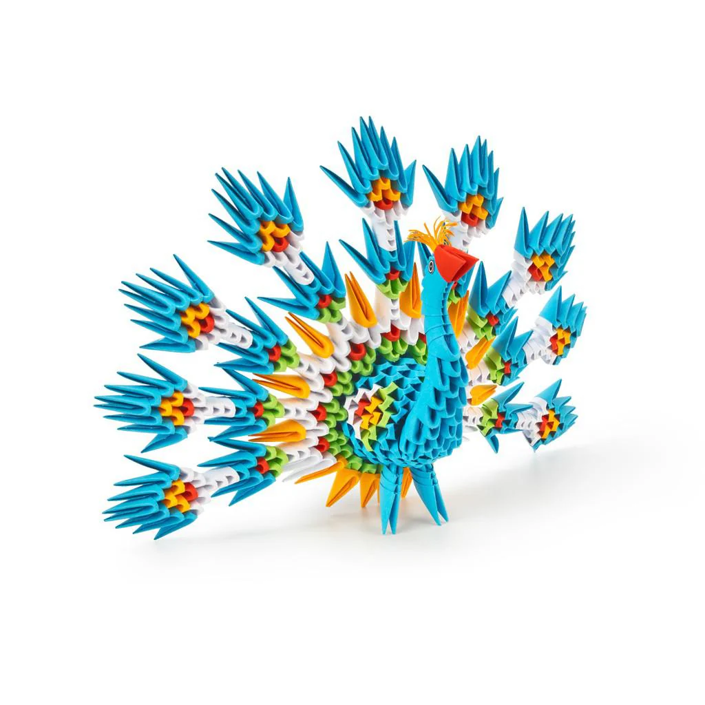 Peacock 3D Origami