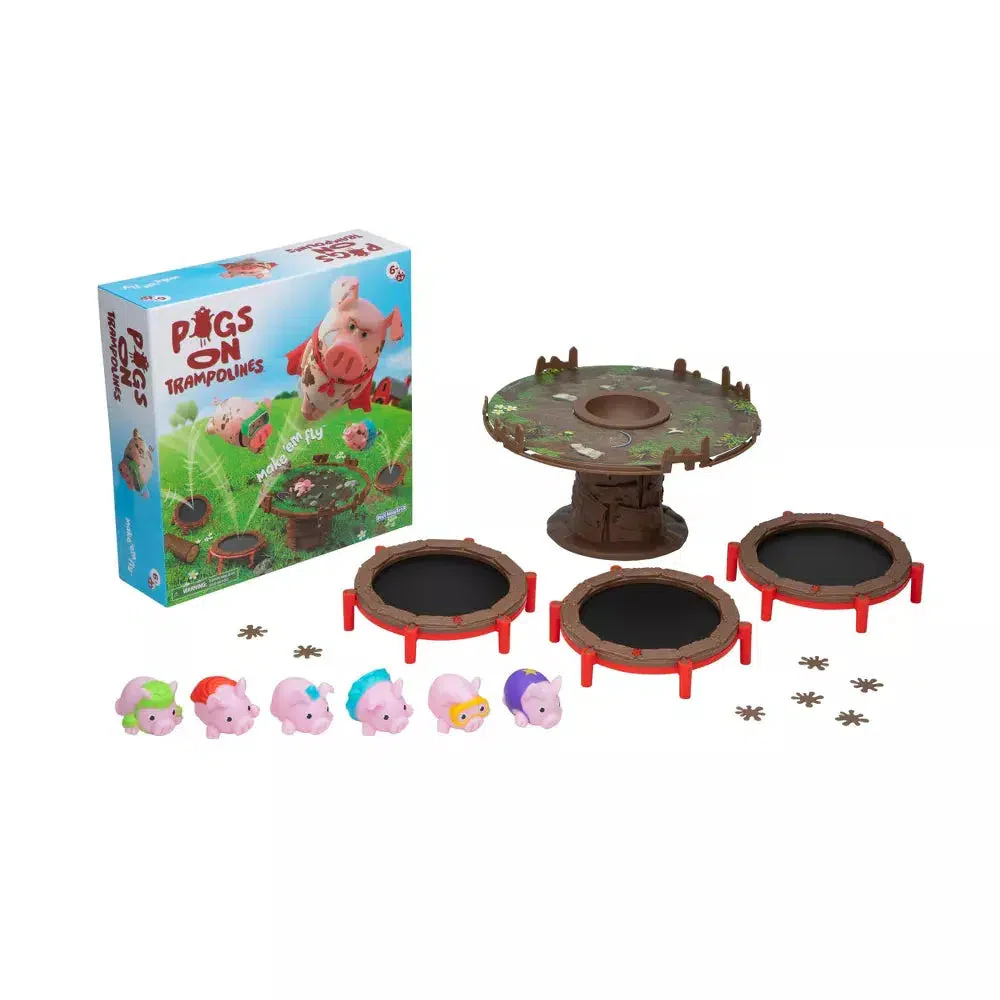 Pigs on Trampolines