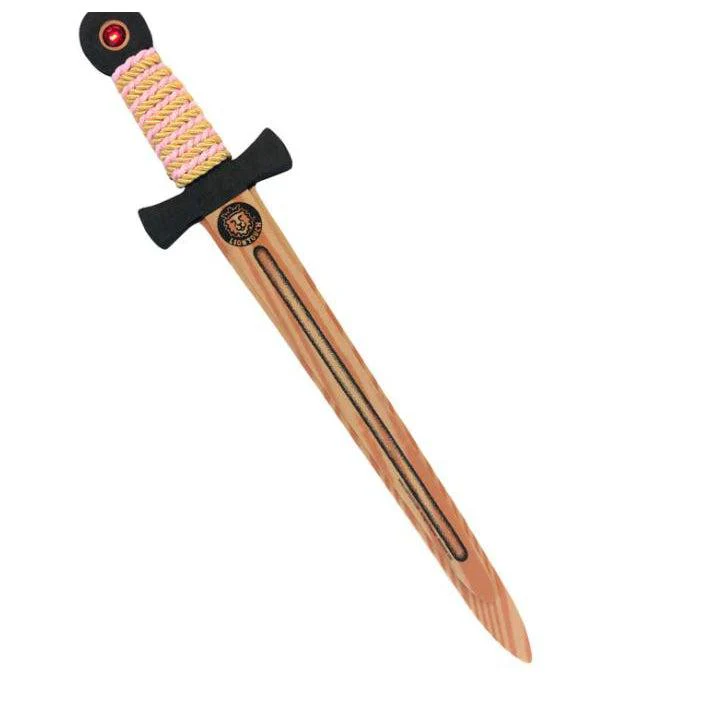 Pink & Gold Medium WoodyLion Sword Liontouch