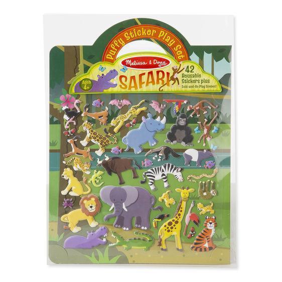 Puffy Sticker Play Set - Safari