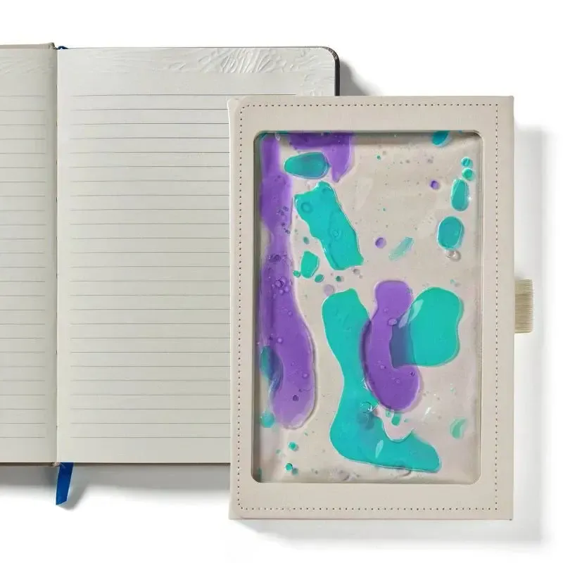 Purple Blue Meadow Shake It Up Sensory Journal