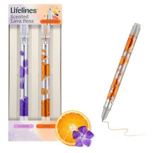 Purple/Orange 2pk Scented Lava Pen Set