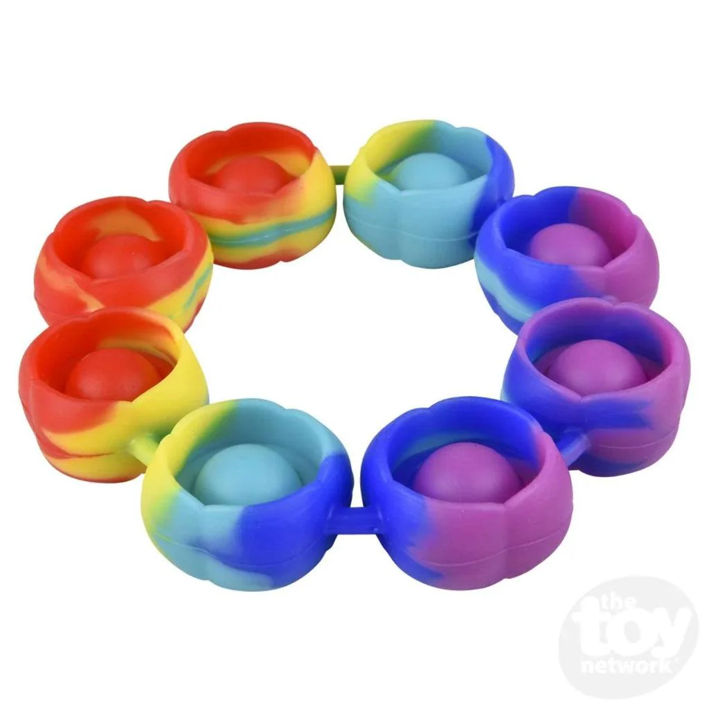 Rainbow Bubble Popper Bangle