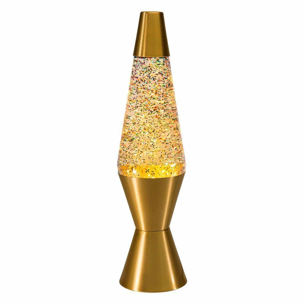 Rainbow Glitter Lamp 14.5"