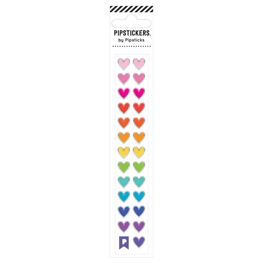 Rainbow Heart Minis Stickers