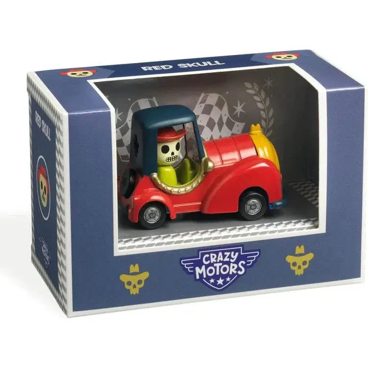 Red Skully Crazy Motors