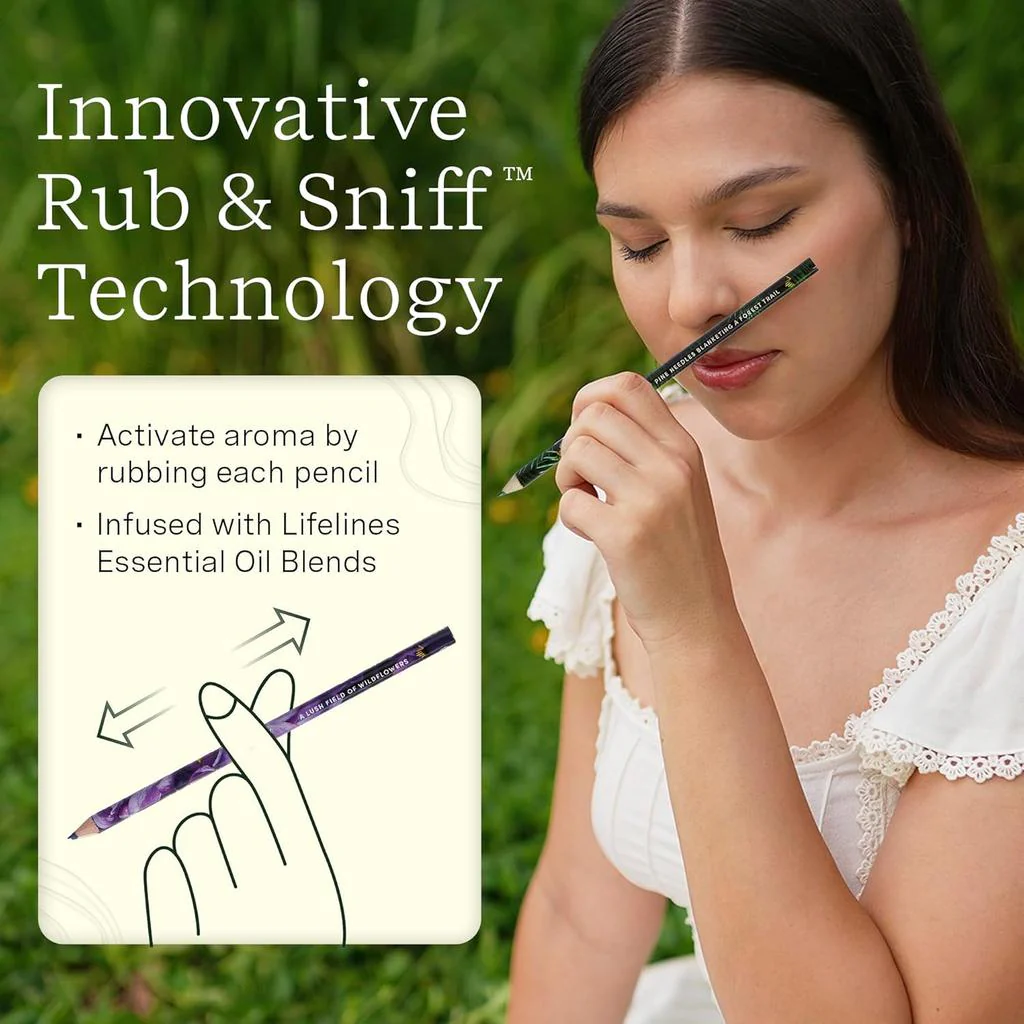 Rub & Sniff Colored Pencils 10pk - Image 3