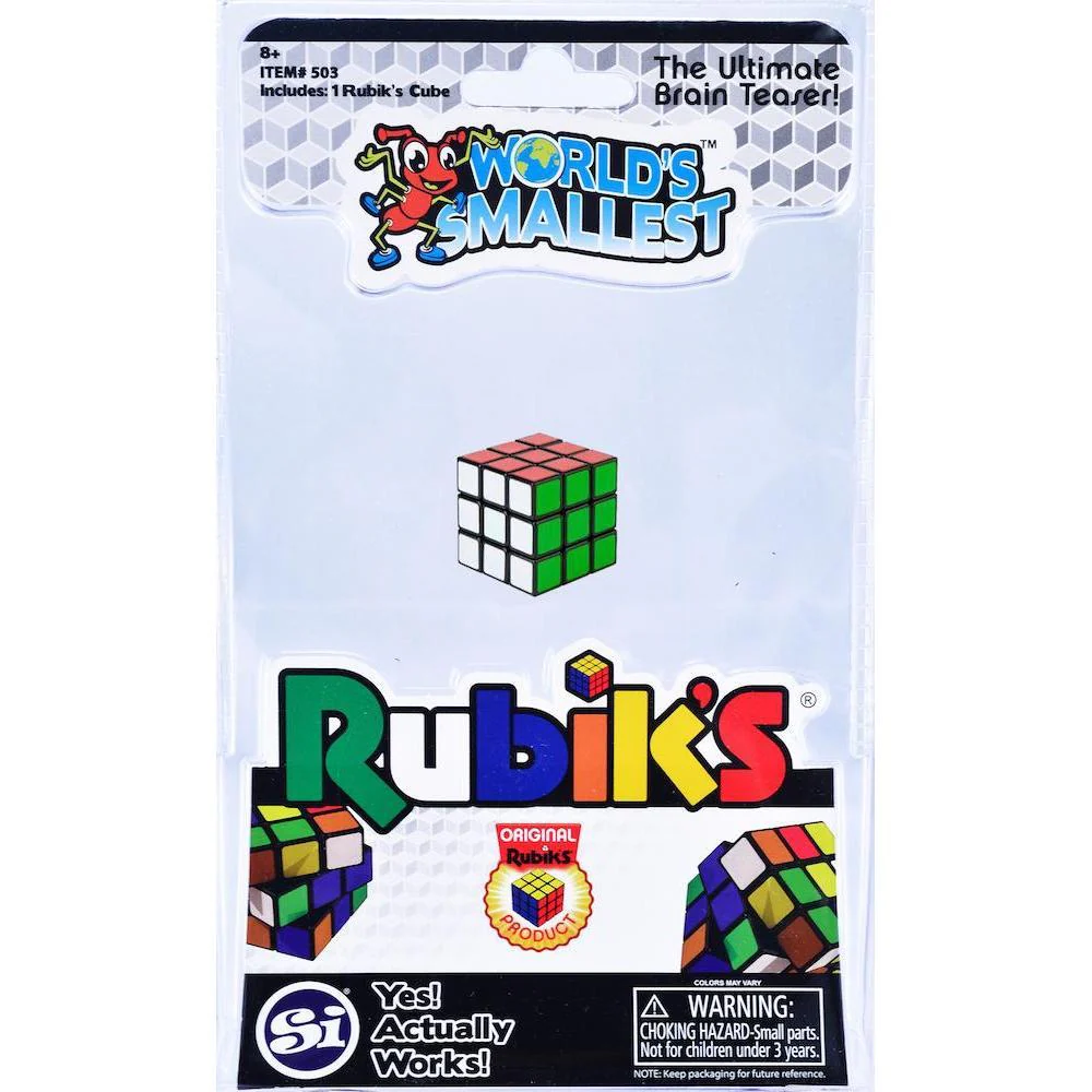 Rubik's Cube - World's Smallest